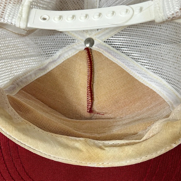 VTG Nascar Charlotte Speed Week Hat Cap Puffed Mesh Trucker SnapBack 80’s Retro - Picture 7 of 7